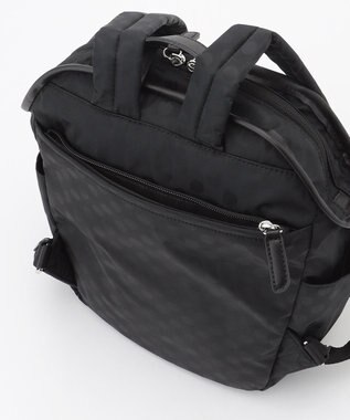 Y'SACCS Polka Dots　パイピングポケットコンパクトリュック ブラック