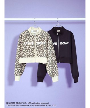 Green Parks ■別注　ＬＯＶＥ　ＢＯＡＴ　ショートトラックジャケット Black