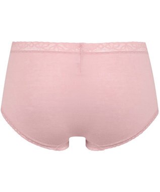 Wing ショーツ 綿混(身生地部) やさしい肌あたり 【デイリーフィット やわらかコットン】 はきこみ丈ふつう EC2330 ウイング／ワコール ロマンピンク