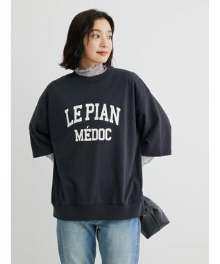 Green Parks ミニ裏毛ロゴトレＴｅｅ Dark Gray