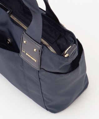 LA BAGAGERIE 2WAYナイロンミニトート ネイビー