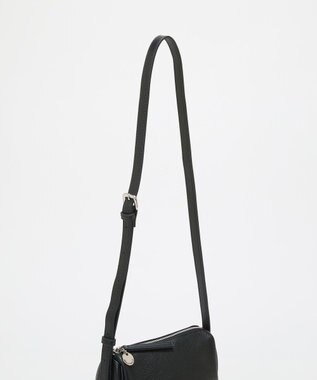 TOPKAPI 【Breath TOPKAPI】SUPPLE サプル シボレザー スワローマチ スクエア ミニ ショルダーバッグ ブラック