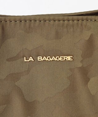 LA BAGAGERIE シャドージャカード 2WAYミニトートバッグ カーキ