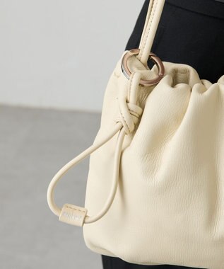 russet レザーキーリング(CE-1455) CreamBE