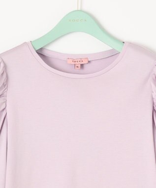 TOCCA 【洗える！】SOLEIL ボリューム袖トップス ライラック系