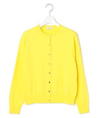 23区 【Oggi6月号掲載/洗える】プレミアムビオコットン カーディガン イエロー系