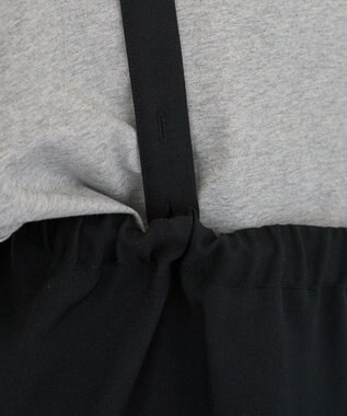 Green Parks マルチＷＡＹフロントｚｉｐサロペットスカート Brown