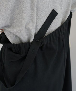 Green Parks マルチＷＡＹフロントｚｉｐサロペットスカート Brown