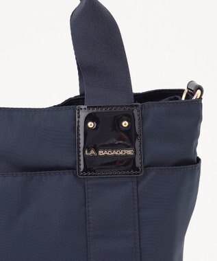 LA BAGAGERIE 2WAYナイロンミニトート ネイビー