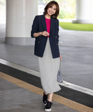 ANY SIS S ケーブルニット プルオーバー ラズベリー