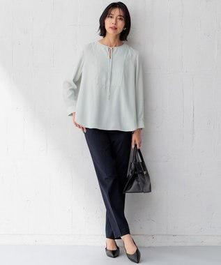 23区 S 【セットアップ対応】モクロディ テーパード パンツ ネイビー系