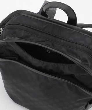 Y'SACCS Polka Dots　パイピングポケットコンパクトリュック ブラック