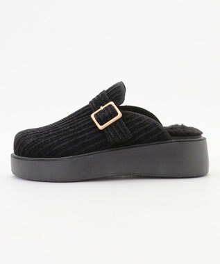 steppi 【洗える】厚底クロッグシューズ ブラック