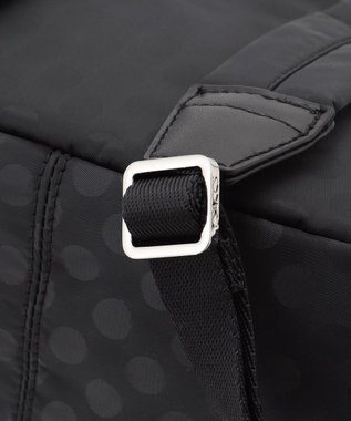 Y'SACCS Polka Dots　パイピングポケットコンパクトリュック ブラック