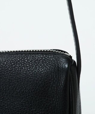 TOPKAPI 【Breath TOPKAPI】SUPPLE サプル シボレザー スワローマチ スクエア ミニ ショルダーバッグ ブラック