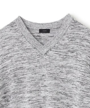 JOSEPH HOMME シャイニースラブブークレ　ニットＴシャツ ライトグレー系
