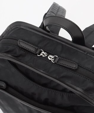 Y'SACCS Polka Dots　パイピングポケットコンパクトリュック ブラック