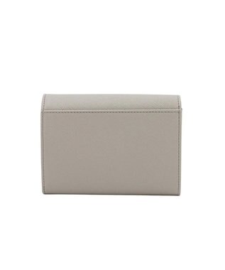 LANVIN en Bleu リュクサンブールカラー 二つ折り被せ財布 グレー