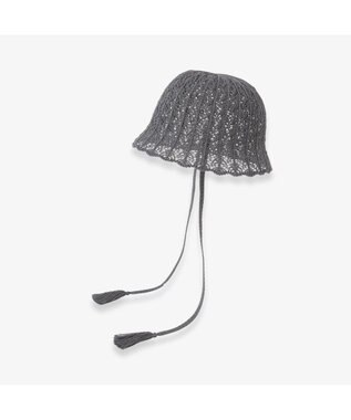 林八百吉商店 un chapeau スカラップサーモハット チャコール