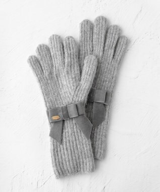 TOCCA VELVET RIBBON KNIT GLOVE ニットグローブ