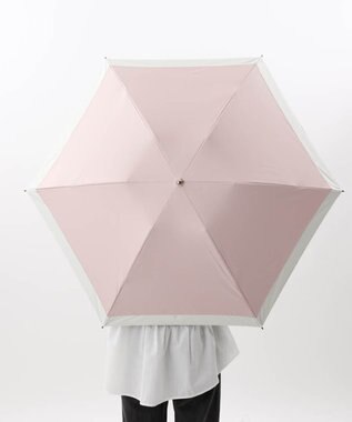 AURORA 【WEB限定】 バイカラー晴雨兼用傘（折りたたみ・クイックオープン） ピンク