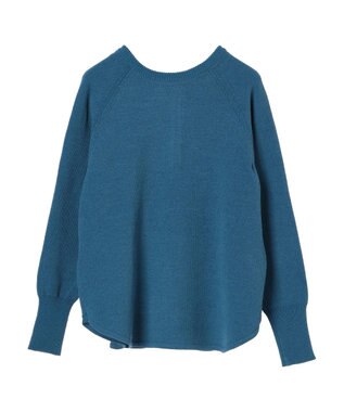 CRAFT STANDARD BOUTIQUE ７Ｇモールニット　ヘンリーＰＯ　Ｌ／Ｓ Blue