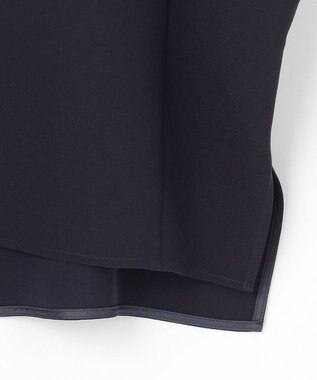 23区 【吸水速乾/UVカット/接触冷感】ストレッチジョーゼット ドルマン カットソー ネイビー系