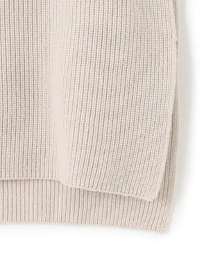 23区 【洗える】コットンリリー モックネックニットベスト ライトグレー系
