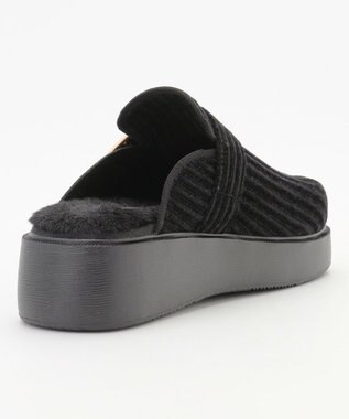 steppi 【洗える】厚底クロッグシューズ ブラック