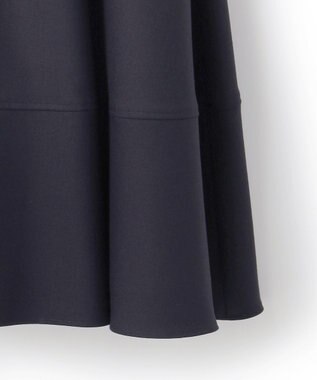 23区 【セットアップ対応】TWサキソニー フレア スカート ネイビー系