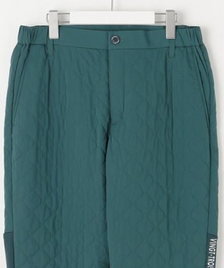 23区GOLF 冬の最強防寒アイテム【MEN】キルティングパンツ ダークグリーン系