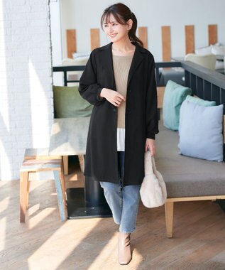 Tiaclasse ベストドッキングトップス ベージュ×オフホワイト