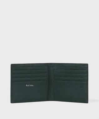 Paul Smith メタルクロップドロゴ 札入れ ダークグリーン