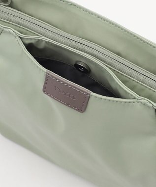 Y'SACCS 【ナイロンタフタ】トラベルショルダー mini ライトグリーン