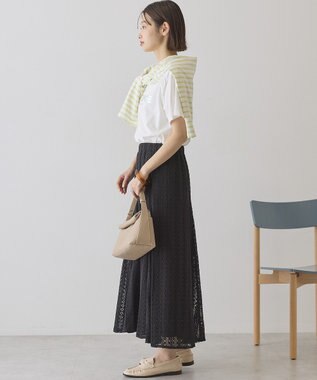 AMERICAN HOLIC レースロングマーメイドスカート Black