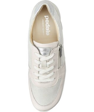 ASICS WALKING ペダラ スニーカー ジップ レディース 2E ホワイト系