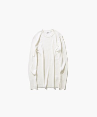 ATON WOOL CASHMERE SILK | クルーネックセーター WARM WHITE