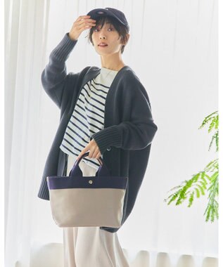 TOPKAPI 【Breath TOPKAPI】リプルネオレザー ミニトートバッグ グレージュ