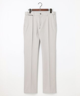 JOSEPH ABBOUD 【カラー豊富】人気！ウエストも伸びる！ オーガニックストレッチパンツ ライトグレー系