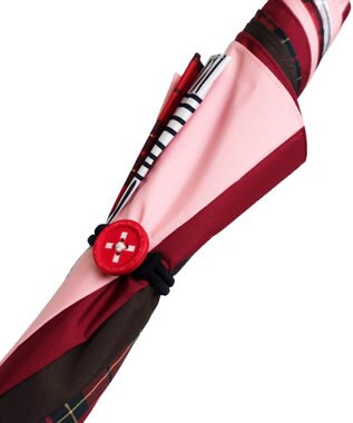 +RING 【UVカット95%以上】【UPF50＋】プラスリング 長傘60cm WNE T1281 赤