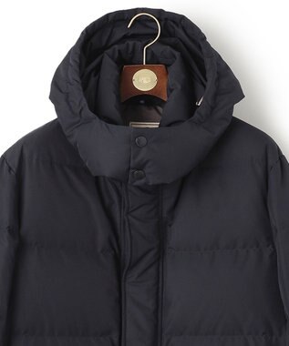 J.PRESS MEN 【デタッチャブルフード】サステナブル ダウンコート ネイビー系
