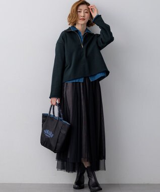 23区 【先行予約】ライトダンガリー デニムショートシャツ ダルブルー系