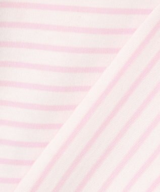 組曲 KIDS 【110-140㎝】 フルーティーボーダーTシャツ ピンク