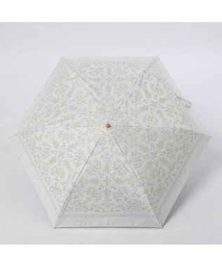 UNBILLION カシュネ cachenez /【晴雨兼用　日傘　UVカット率・遮光率100％生地使用 】PUエパヌイールアラベスクミニ折りたたみ傘 ベージュ