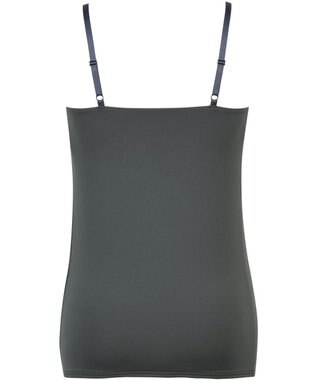 Wing カップ付きキャミソール ラク きれいなバストシルエット 【シンクロブラトップ 吸汗速乾タイプ】 ブラトップ ET1052 ウイング／ワコール チャコールグレー