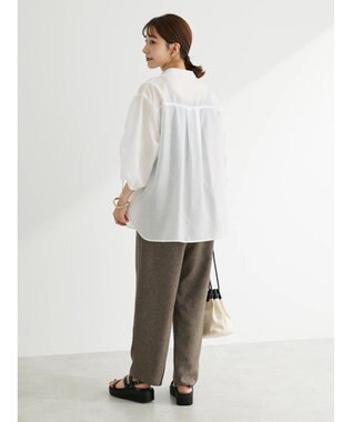 Green Parks ・ＥＬＥＮＣＡＲＥ　ＤＵＥ　ドロストスリーブチュニック Off White