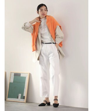 Green Parks 洗える　アソートミドル丈カーディガン Orange