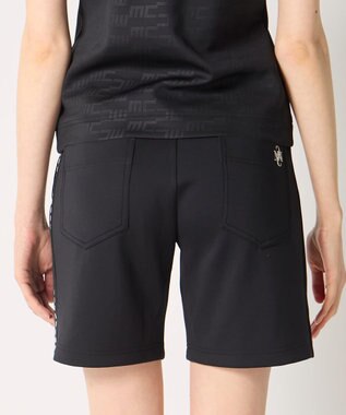 FILA GOLF／marie claire 【Marie claire sports】ライトダンボールニットショートパンツ ブラック