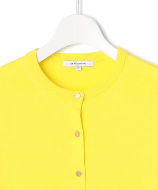 23区 【Oggi6月号掲載/洗える】プレミアムビオコットン カーディガン イエロー系