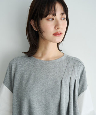 YECCA VECCA アシメバルーンプルオーバー Gray